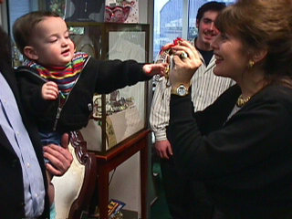 Even at 2 Years Old Baby Mendel knows the difference between a Rolex and a Seiko!